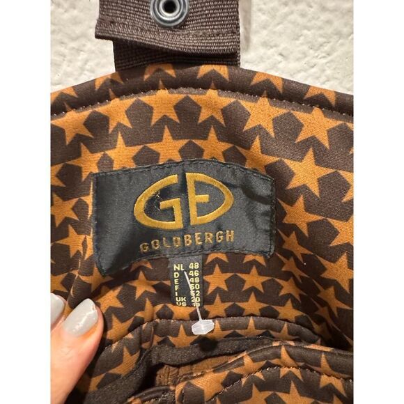 Goldbergh STARSKI SKI PANTS dark brown size 48/UK20/US16 - Picture 7 of 10